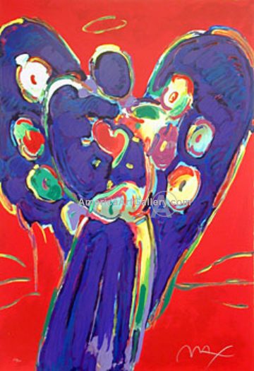PETER MAX HAND SIGNED STUNNING ANGEL COLLECTION SUITE