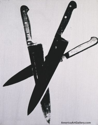 ANDY WARHOL TRIPLE KNIVES