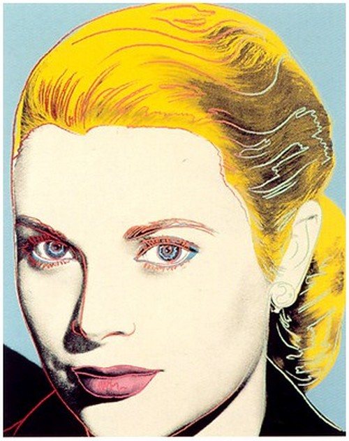 ANDY WARHOL GRACE KELLY LIMITED EDITION SIGNED SCREENPRINT